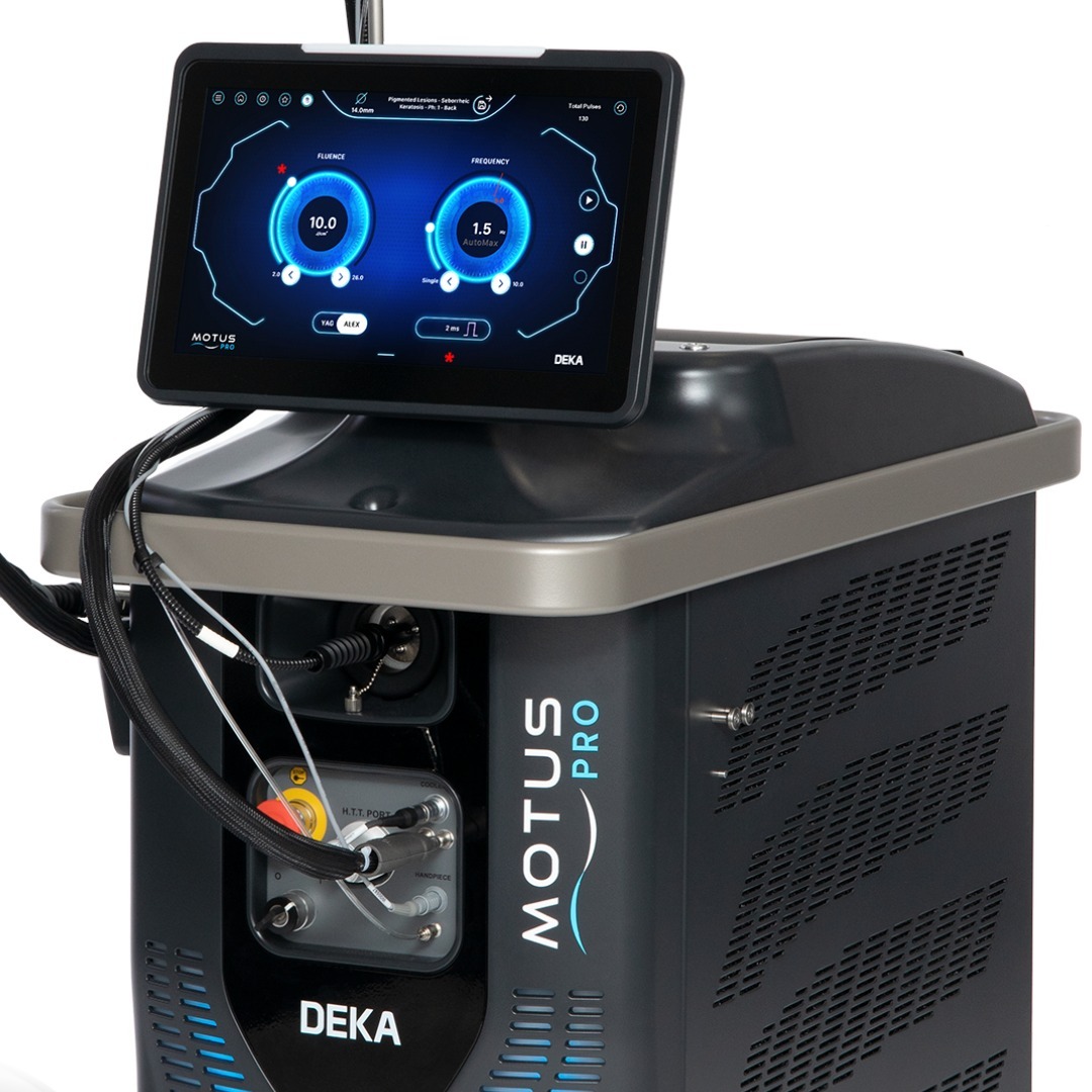 Motus PRO device with lit screen