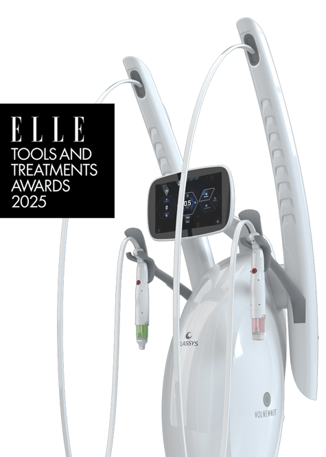 Elle Tools and Treatments Awards 2025 badge with image of Everesse device